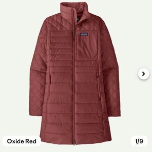 Patagonia Radalie Parka size Small - Oxide Red